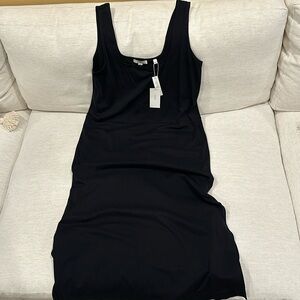 Vince black tank dress size L